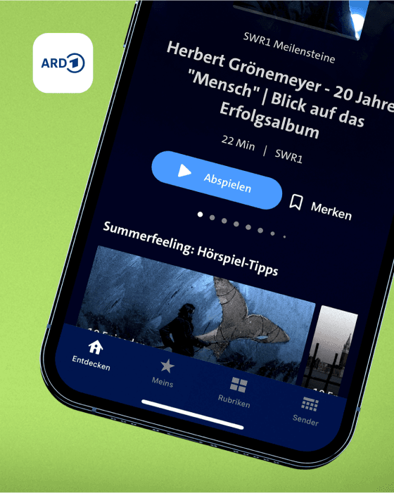 Screenshot der A R D Audiothek App